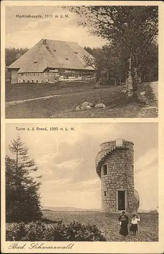 Schoenau Schwarzwald Martinskapelle Turm Brend / Schoenau im Schwarzwald /Loerrach LKR