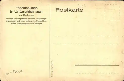 Unteruhldingen Pfalbauten / Uhldingen-Muehlhofen /Bodenseekreis LKR