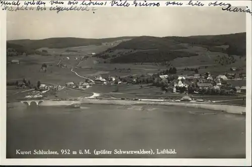 Schluchsee Fliegeraufnahme  / Schluchsee /Breisgau-Hochschwarzwald LKR