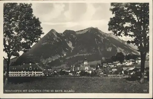 Sonthofen Oberallgaeu Gruenten / Sonthofen /Oberallgaeu LKR