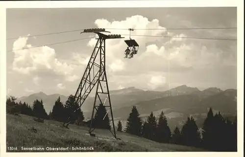 Oberstdorf Sesselbahn Schoenblick / Oberstdorf /Oberallgaeu LKR