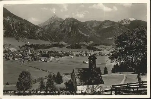 Oberstdorf Gasthaus Cafe Kuehberg / Oberstdorf /Oberallgaeu LKR