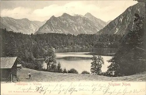 Oberstdorf Freibergsee Allgaeuer Alpen / Oberstdorf /Oberallgaeu LKR