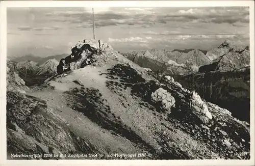 Oberstdorf Nebelhorngipfel Zugspitze Hochvogel / Oberstdorf /Oberallgaeu LKR