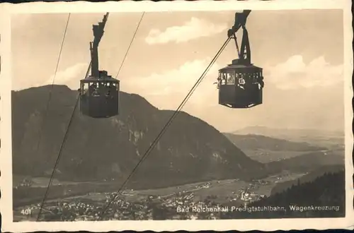 Bad Reichenhall Predigtstuhlbahn Wagenkreuzung / Bad Reichenhall /Berchtesgadener Land LKR