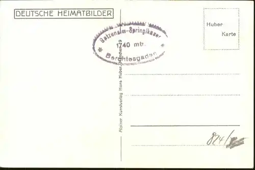 Berchtesgaden Gotzenalm Hochkoenig  / Berchtesgaden /Berchtesgadener Land LKR