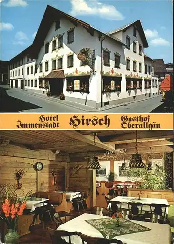 Immenstadt Allgaeu Hotel Hirsch / Immenstadt i.Allgaeu /Oberallgaeu LKR