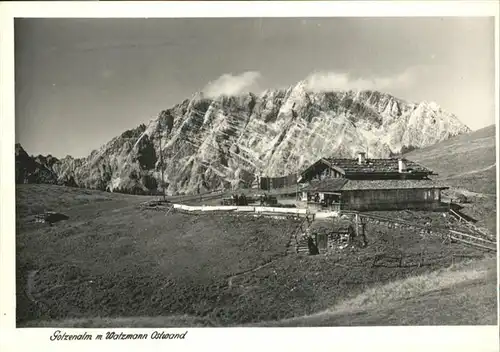 Berchtesgaden Gotzenalm Watzmann Ostwand / Berchtesgaden /Berchtesgadener Land LKR