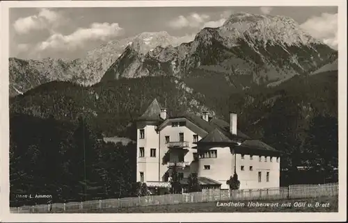 Berchtesgaden Landheim Hohenwart Goell Brett / Berchtesgaden /Berchtesgadener Land LKR