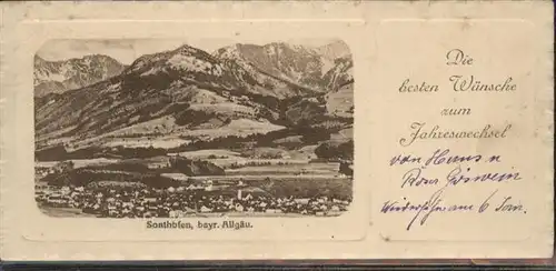 Sonthofen Oberallgaeu Jahreswechsel / Sonthofen /Oberallgaeu LKR