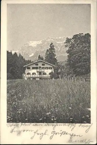 Berchtesgaden [Handschriftlich] / Berchtesgaden /Berchtesgadener Land LKR