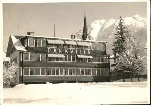 Oberstdorf [Stempelabschlag] Parkvilla / Oberstdorf /Oberallgaeu LKR