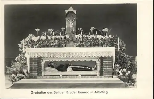 Altoetting Grabaltar Seilgen Bruder Konrad  / Altoetting /Altoetting LKR