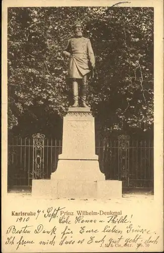 Karlsruhe Prinz Wilhelm Denkmal  /  /