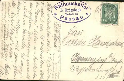 Passau Ratskeller / Passau /Passau LKR