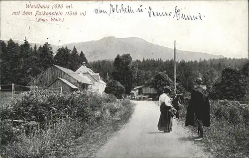 Zwiesel Niederbayern [Handschriftlich] Waldhaus Falkenstein / Zwiesel /Regen LKR