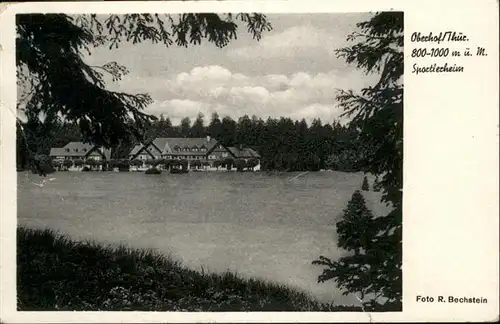 Oberhof Thueringen Sportlerheim / Oberhof Thueringen /Schmalkalden-Meiningen LKR