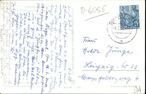 Oberhof Thueringen  / Oberhof Thueringen /Schmalkalden-Meiningen LKR