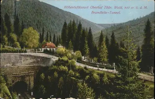 Oberhof Thueringen Brandleite-Tunnel / Oberhof Thueringen /Schmalkalden-Meiningen LKR