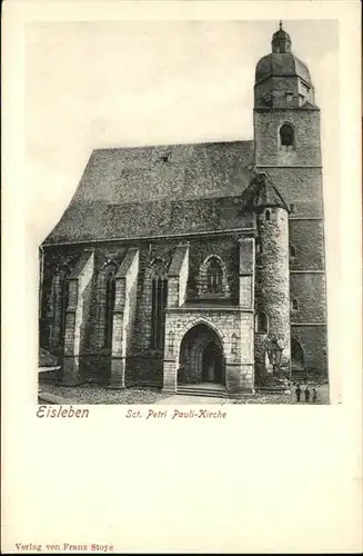 Eisleben Sct. Petri Pauli-Kirche / Eisleben /Mansfeld-Suedharz LKR