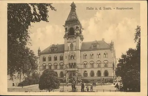 Halle Saale Hauptpostamt / Halle /Halle Saale Stadtkreis
