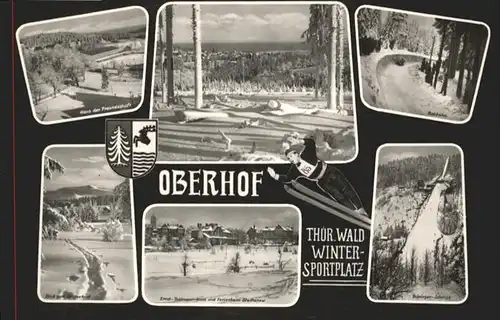 Oberhof Thueringen Thueringer Wald Winter-Sportplatz / Oberhof Thueringen /Schmalkalden-Meiningen LKR
