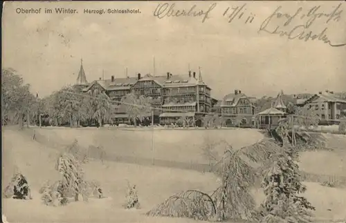 Oberhof Thueringen Herzogliches Schlosshotel / Oberhof Thueringen /Schmalkalden-Meiningen LKR