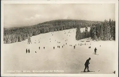 Oberhof Thueringen Wintersport Golfwiese / Oberhof Thueringen /Schmalkalden-Meiningen LKR