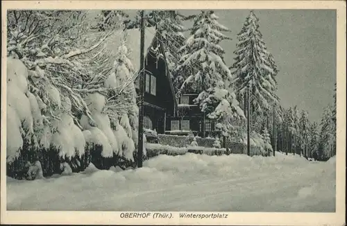 Oberhof Thueringen Wintersportplatz / Oberhof Thueringen /Schmalkalden-Meiningen LKR