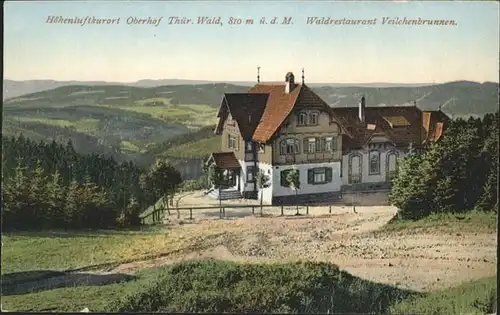 Oberhof Thueringen Waldrestaurant Veilchenbrunnen / Oberhof Thueringen /Schmalkalden-Meiningen LKR