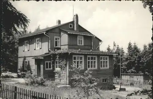 Oberhof Thueringen Forsthaus '"Sattelbach" / Oberhof Thueringen /Schmalkalden-Meiningen LKR