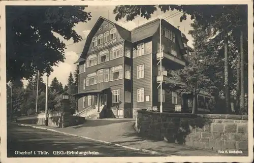 Oberhof Thueringen Erholungsheim / Oberhof Thueringen /Schmalkalden-Meiningen LKR