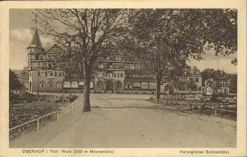 Oberhof Thueringen Herzogliches Schlosshotel / Oberhof Thueringen /Schmalkalden-Meiningen LKR