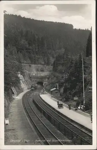 Oberhof Thueringen Bahnhof Brandleitetunnel / Oberhof Thueringen /Schmalkalden-Meiningen LKR