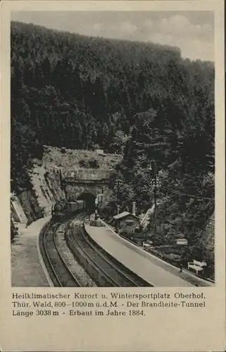 Oberhof Thueringen Bahnhof Brandleitetunnel / Oberhof Thueringen /Schmalkalden-Meiningen LKR