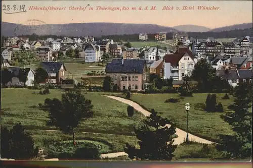 Oberhof Thueringen Hotel Wuenscher / Oberhof Thueringen /Schmalkalden-Meiningen LKR