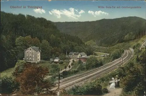 Oberhof Thueringen Wilde Gera-Tal Gehlbergermuehle / Oberhof Thueringen /Schmalkalden-Meiningen LKR