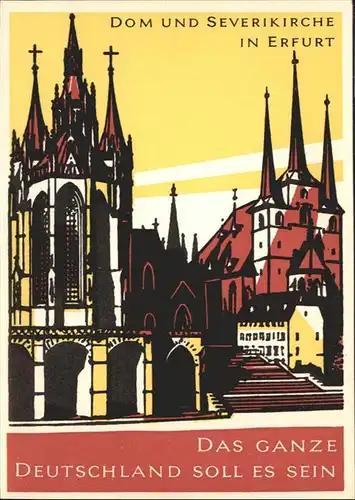 Erfurt Dom Severikirche / Erfurt /Erfurt Stadtkreis