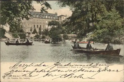 Erfurt Bootsfahrt Friedrichs-Strasse / Erfurt /Erfurt Stadtkreis