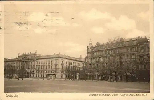 Leipzig Hauptpostamt Augustusplatz / Leipzig /Leipzig Stadtkreis