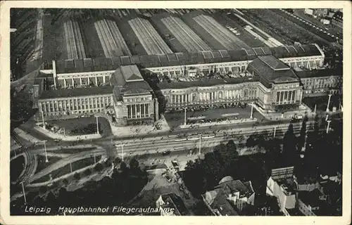 Leipzig Hauptbahnhof Fliegeraufnahme  / Leipzig /Leipzig Stadtkreis