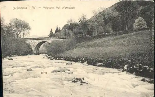 Schoenau Schwarzwald Wiesetal Wembach / Schoenau im Schwarzwald /Loerrach LKR