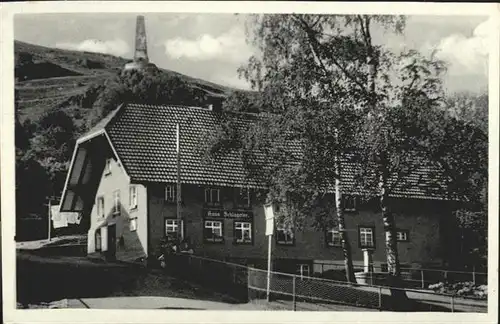 Schoenau Schwarzwald Geburtshaus Schlageter Denkmal / Schoenau im Schwarzwald /Loerrach LKR