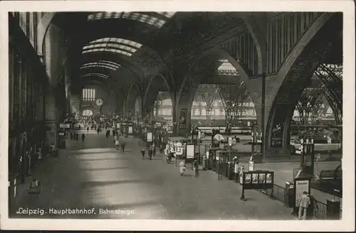 Leipzig Hauptbahnhof Bahnsteige / Leipzig /Leipzig Stadtkreis