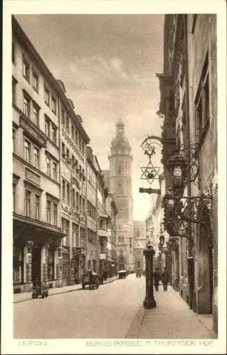 Leipzig Burgstrasse Thueringer Hof / Leipzig /Leipzig Stadtkreis