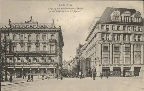 Leipzig Cafe Francais Koenigsbau / Leipzig /Leipzig Stadtkreis