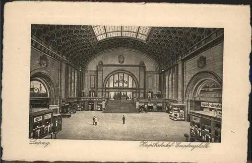 Leipzig Hauptbahnhof Empfangshalle / Leipzig /Leipzig Stadtkreis