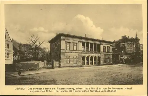 Leipzig Roemisches Haus Peterssteinweg / Leipzig /Leipzig Stadtkreis