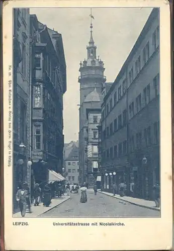 Leipzig Universitaetsstrasse Nicolaikirche / Leipzig /Leipzig Stadtkreis