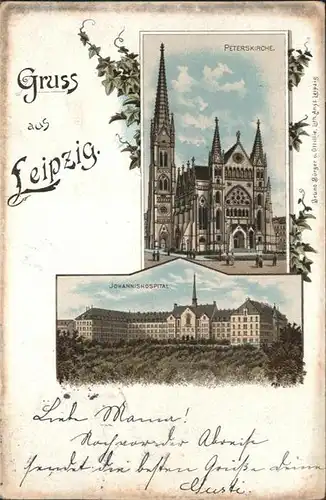 Leipzig Peterskirche Johannishospital / Leipzig /Leipzig Stadtkreis